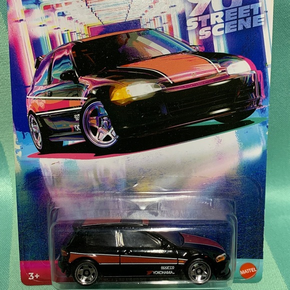 Hot Wheels Other - Hot Wheels 92 Honda Civic EG 90s Street Scene